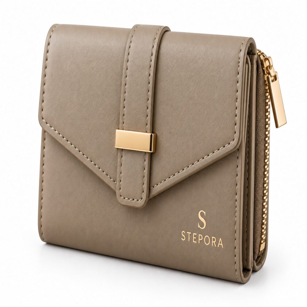 STEPORA Orvella Soft Portemonnee – Taupe Beige