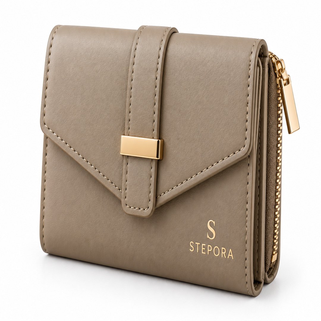 STEPORA Orvella Soft Portemonnee – Taupe Beige