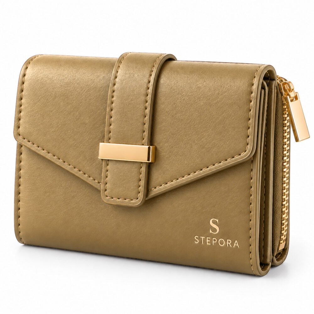 STEPORA Tavren Travel Wallet – Sandstone Tan
